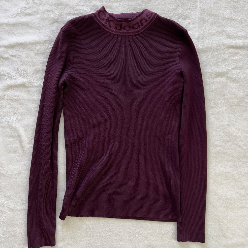 Calvin Klein Burgundy Top